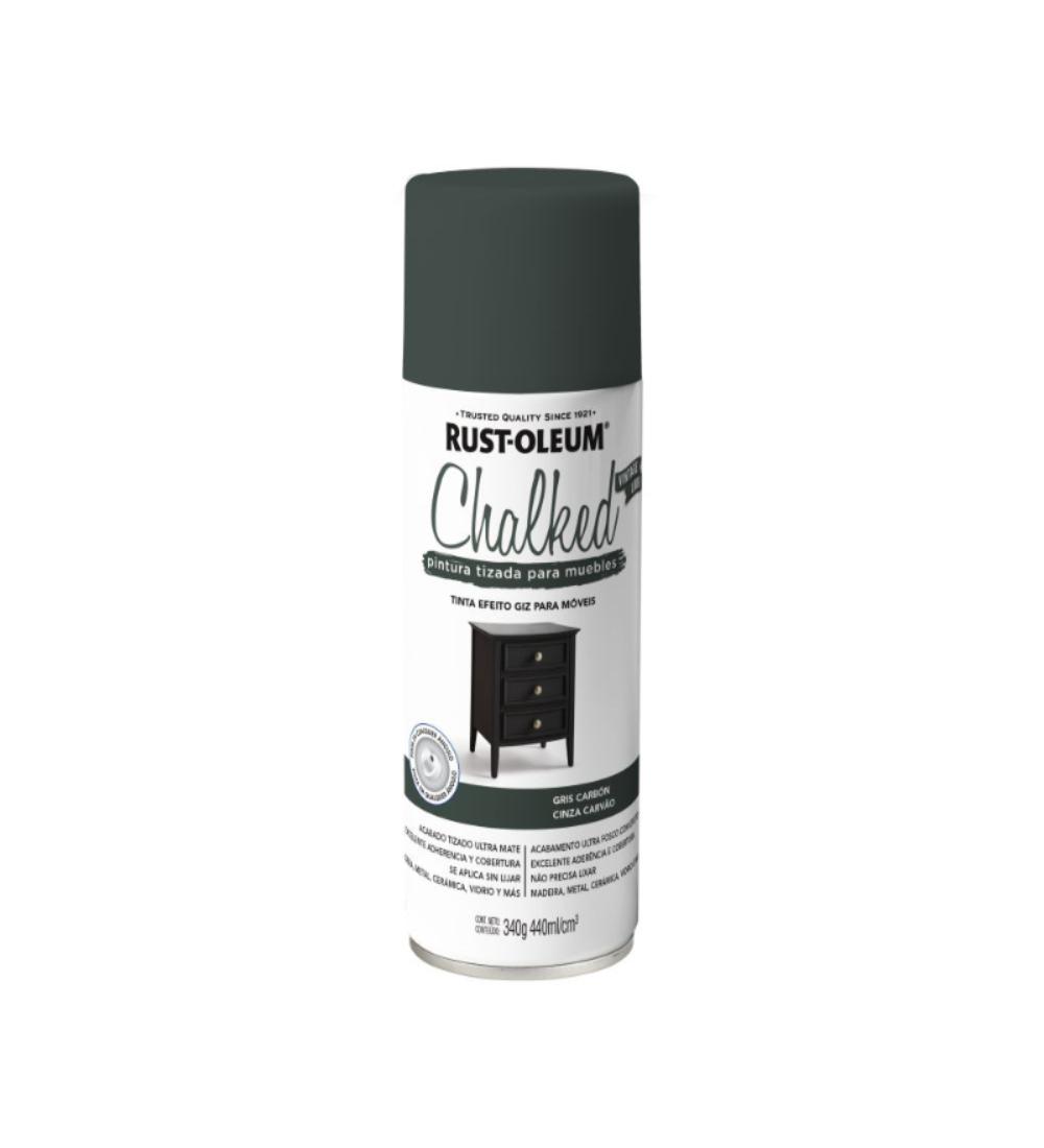 PINTURA CHALKED 340GR RUST OLEUM GRIS CARBON ULTRA MATE